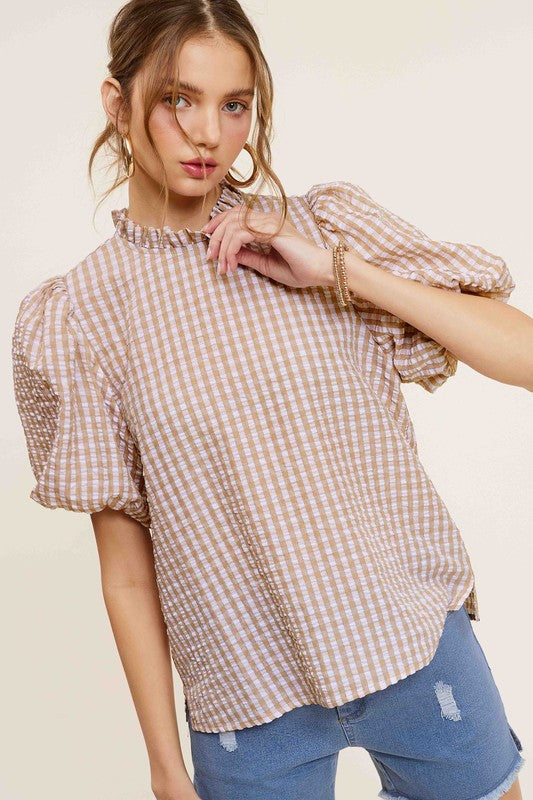 Reese Gingham Top