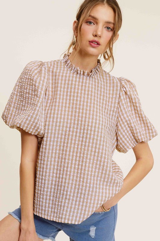 Reese Gingham Top