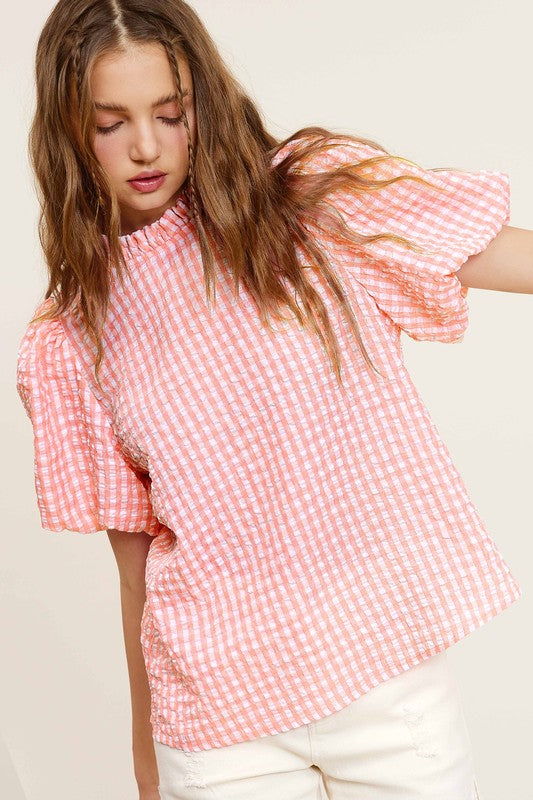 Reese Gingham Top