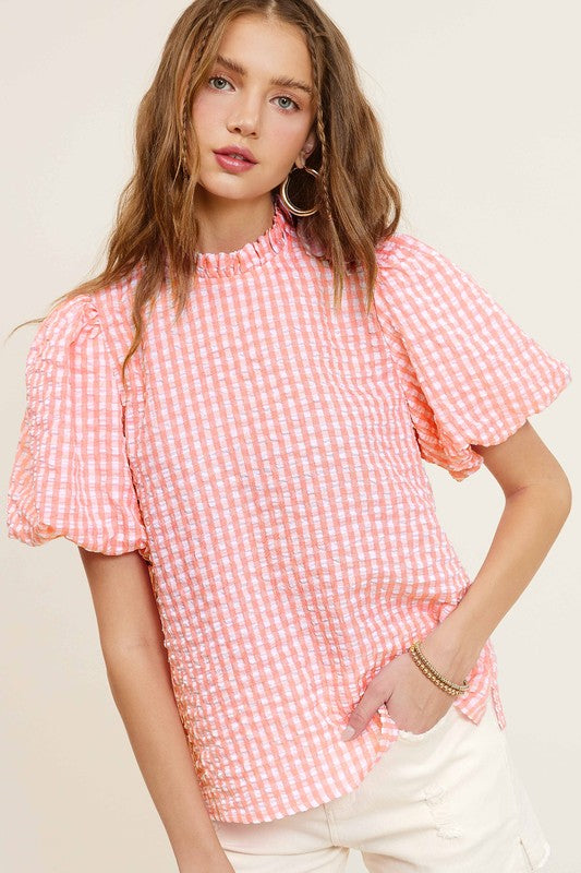 Reese Gingham Top