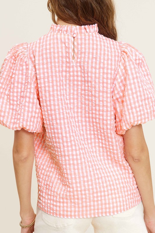 Reese Gingham Top