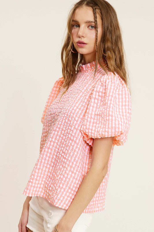 Reese Gingham Top