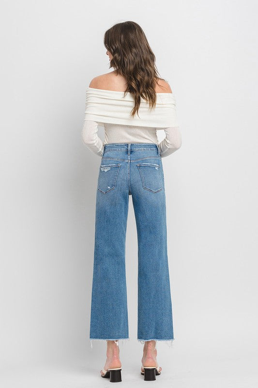 High Rise Ankle Jeans