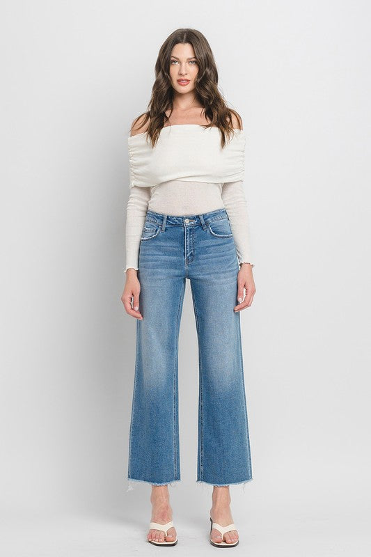 High Rise Ankle Jeans