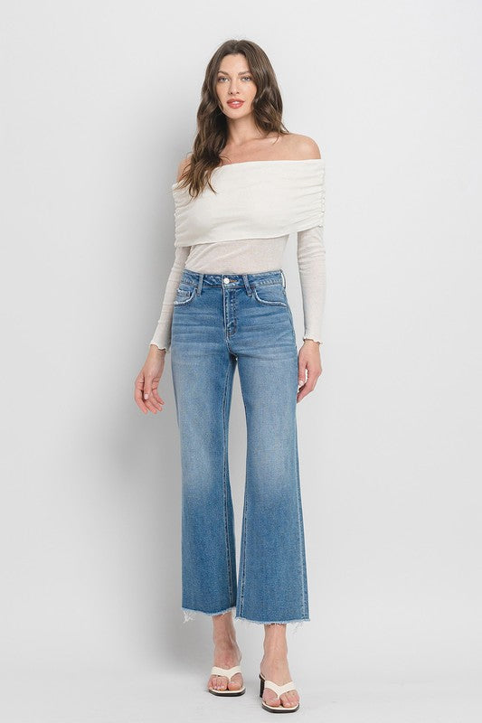 High Rise Ankle Jeans