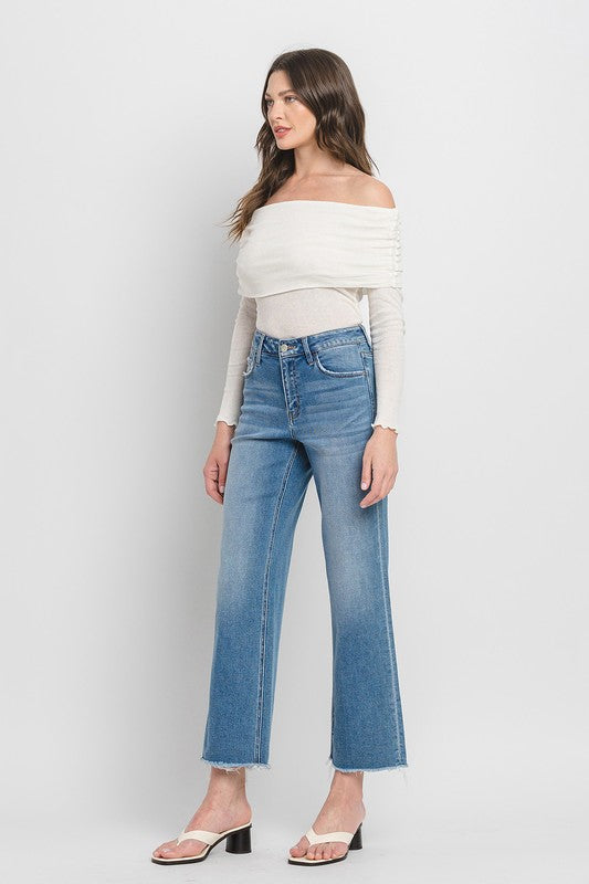 High Rise Ankle Jeans