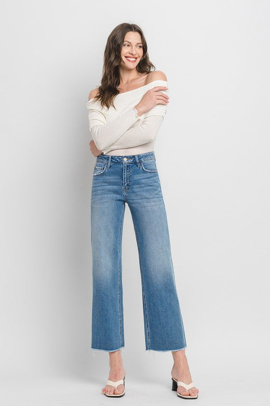 High Rise Ankle Jeans