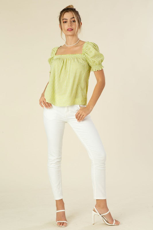 Brooke Gingham Top