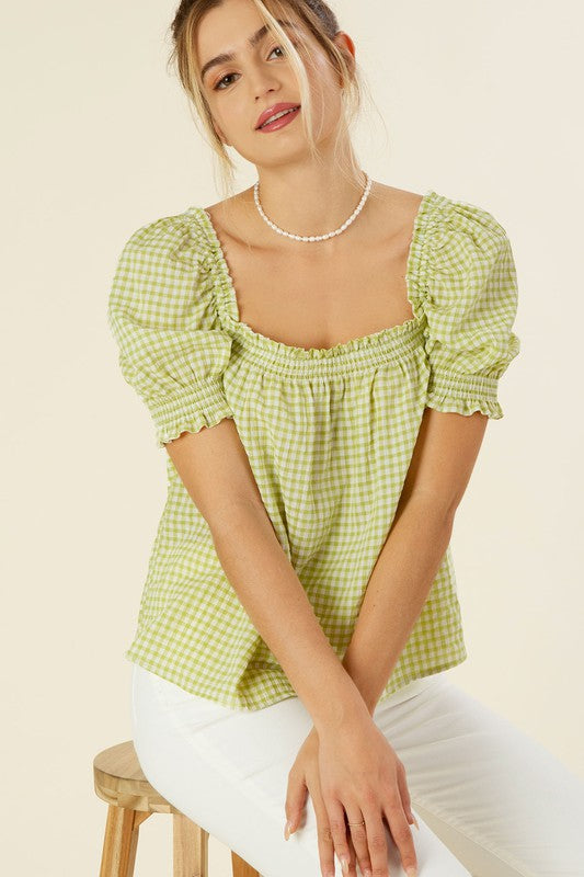 Brooke Gingham Top