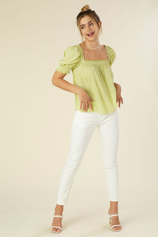 Brooke Gingham Top